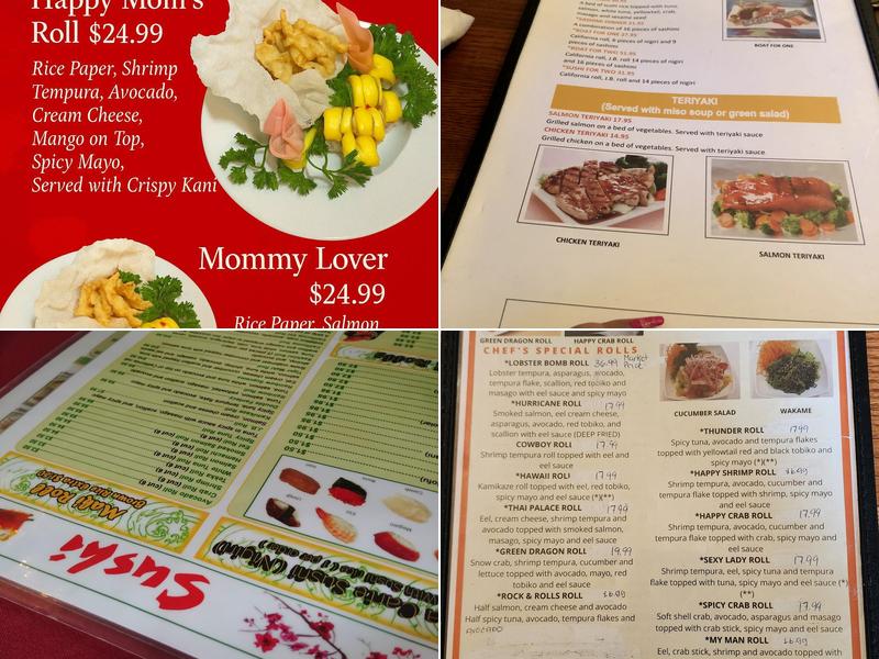 Thai Palace & Sushi Bar Menu