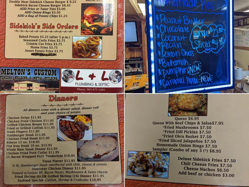 Sidekicks Menu