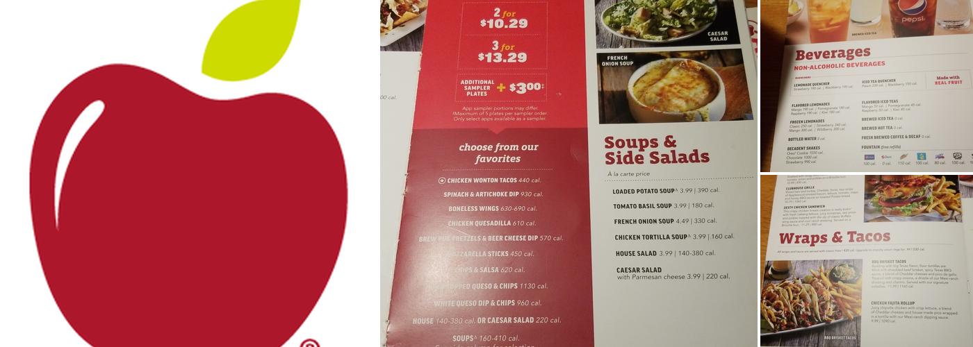 Applebee's Grill + Bar Menu
