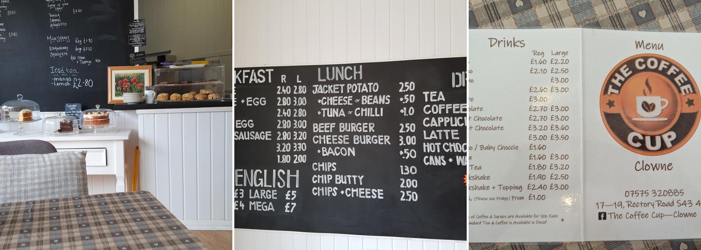 Why Not Take a Break Cafe Menu