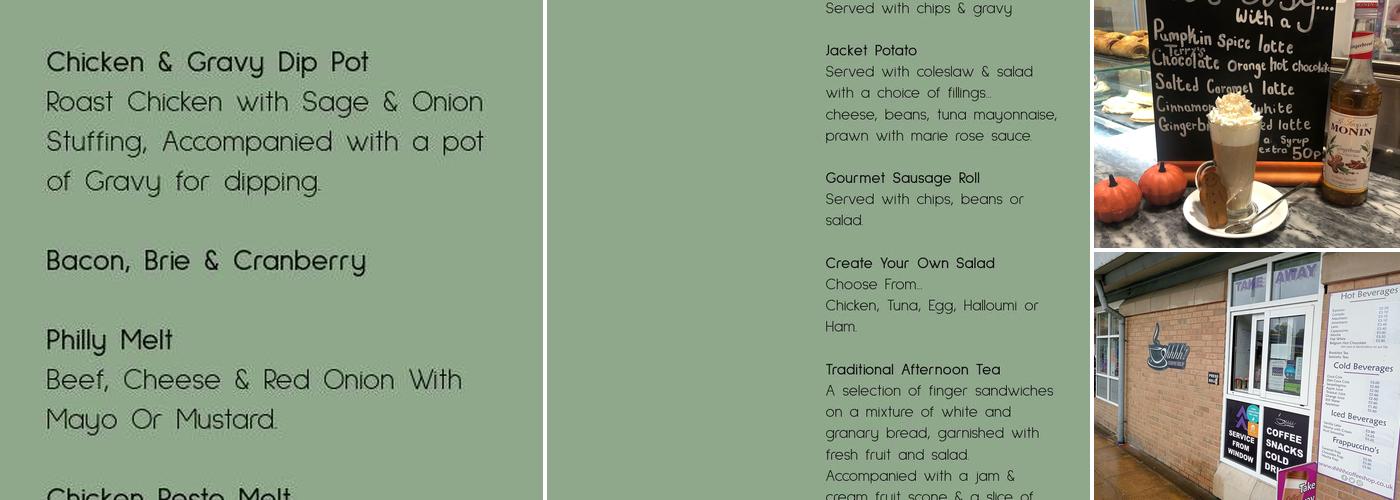 Shhhh Coffee Shop Menu