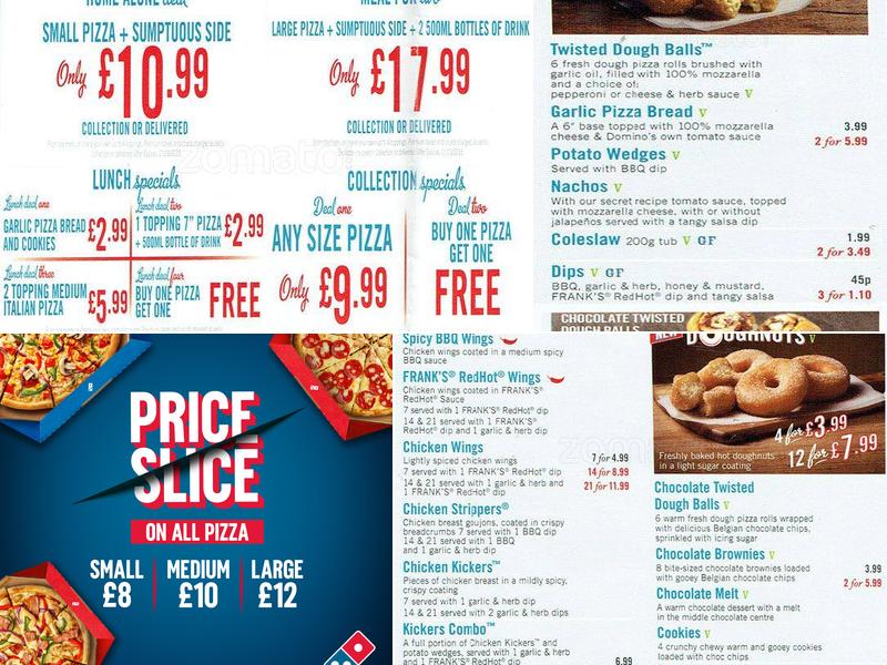 Domino's Pizza - London - Elm Park Menu