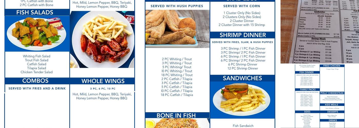 Supreme Fish Delight Menu