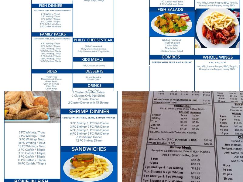 Supreme Fish Delight Menu