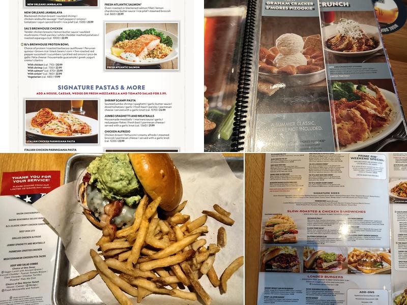 BJ's Restaurant & Brewhouse Menu