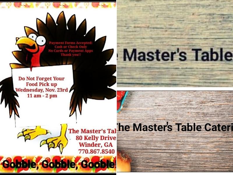 Masters Table