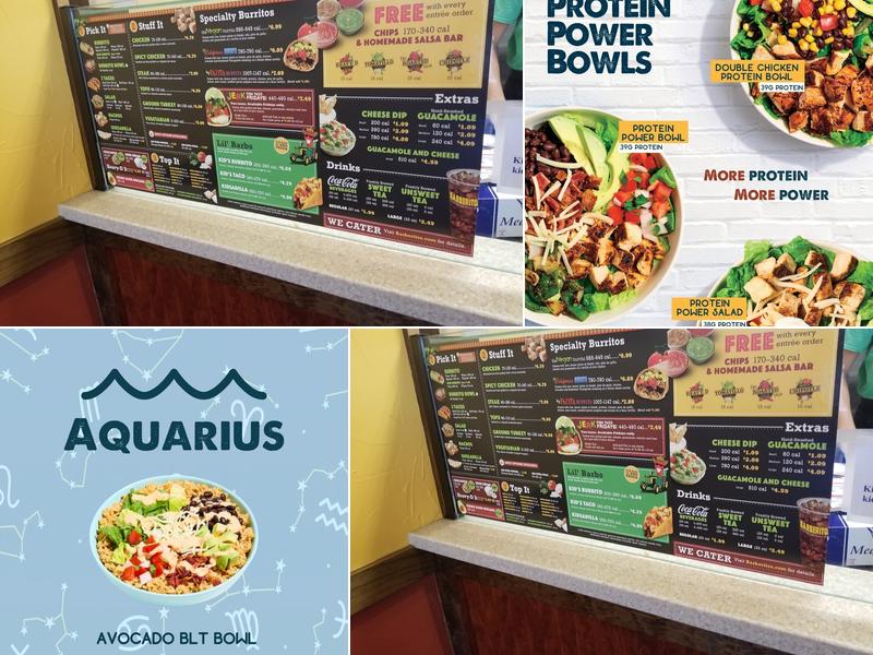 Barberitos Menu