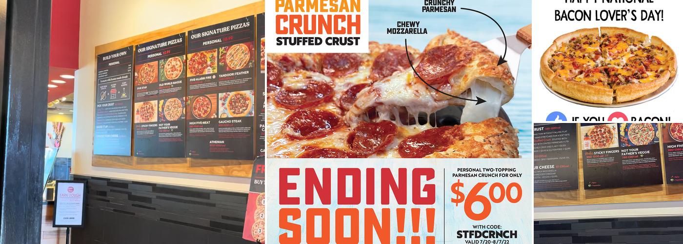 Pie Five Pizza Menu