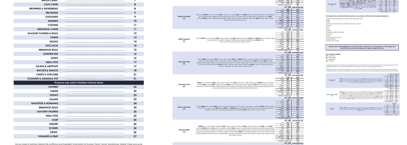 Caffe Nero Leeds Thorpe Park Menu