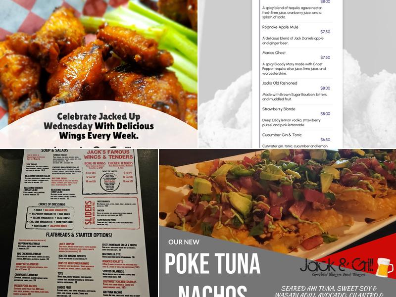Jack & Grill Menu