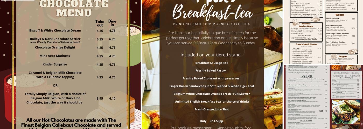 T Post Tearoom Menu