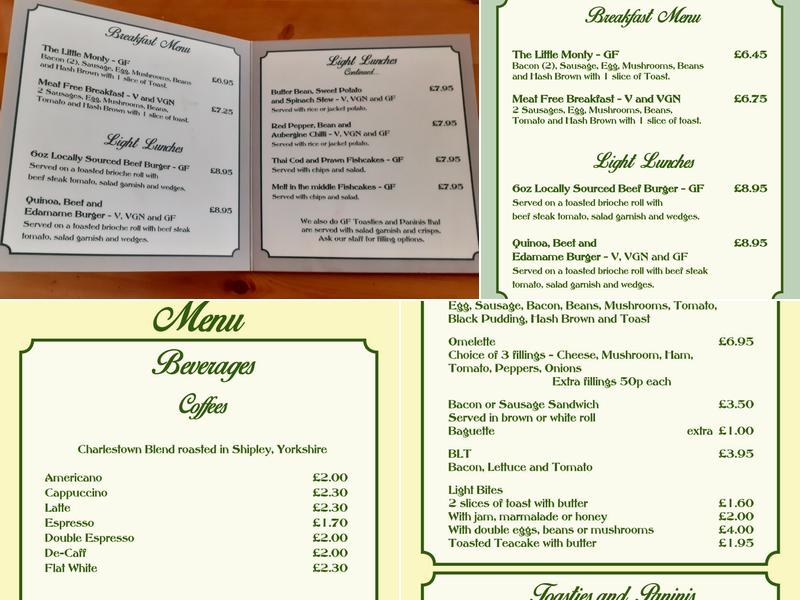 The Lemon Tree Menu