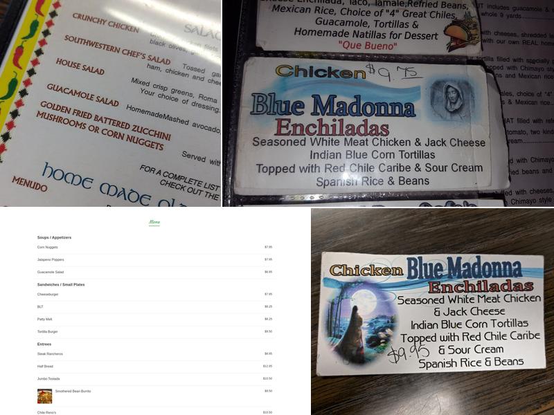 Comet II Drive In & Restaurant Menu