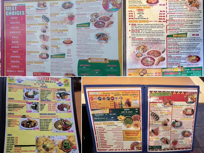 CHICO'S Menu