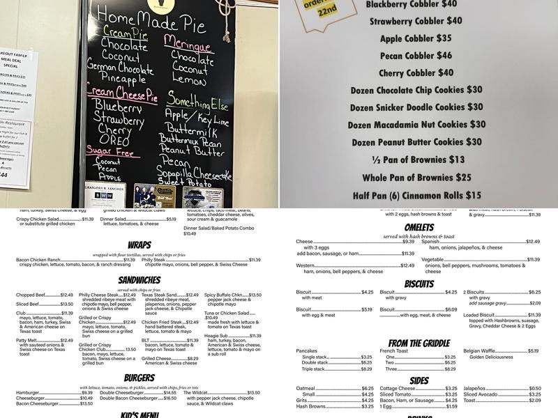 Chisholms Restaurant Menu