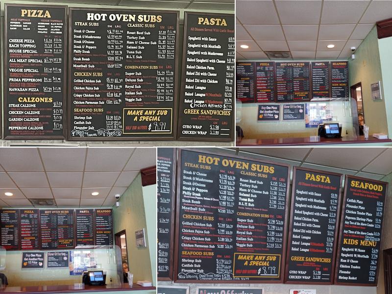 Mig's of 96 Menu