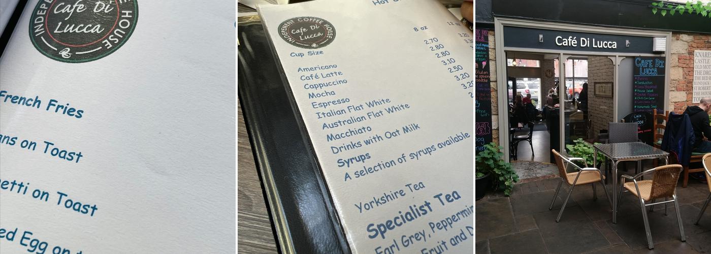 Cafe Di Lucca Menu