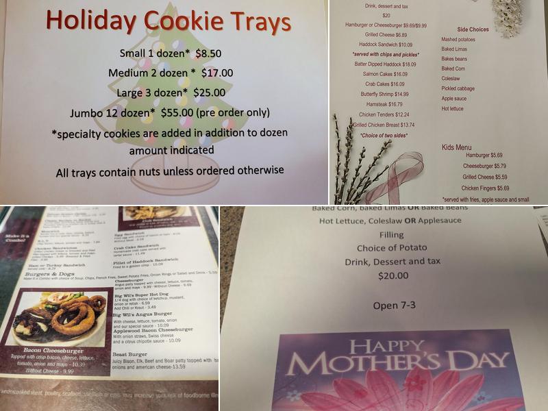 Good Wil's Restaurant Menu