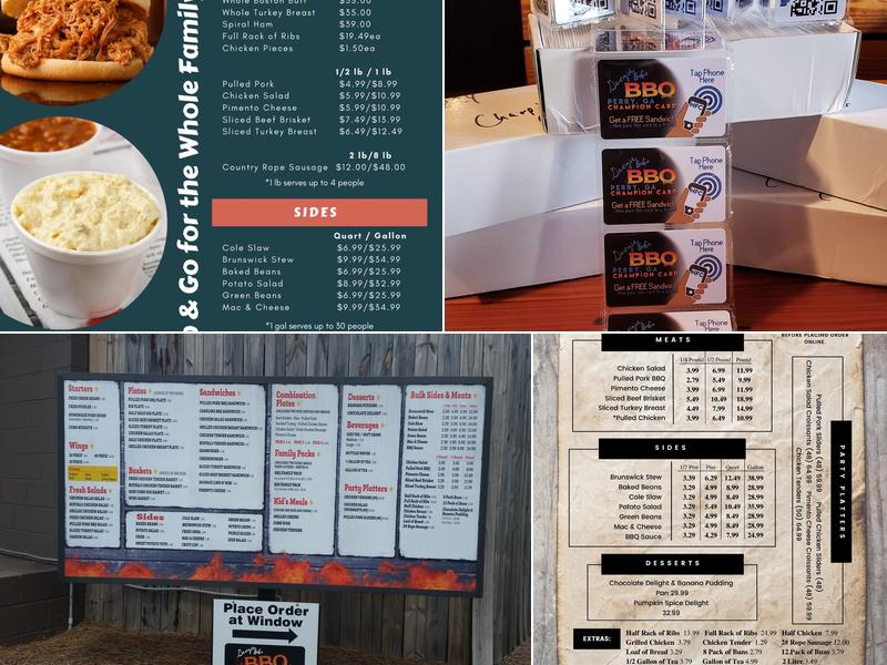 Georgia Bob's BBQ - Perry, GA Menu