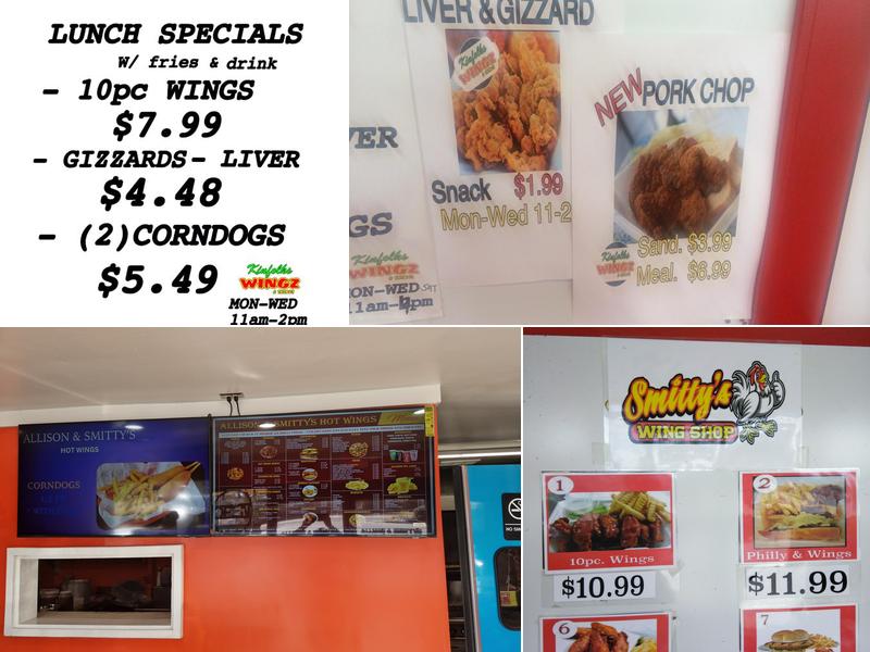 Kinfolks Wingz and Thingz Menu