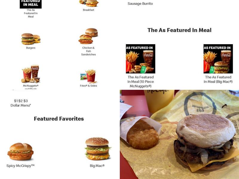 McDonald's Menu