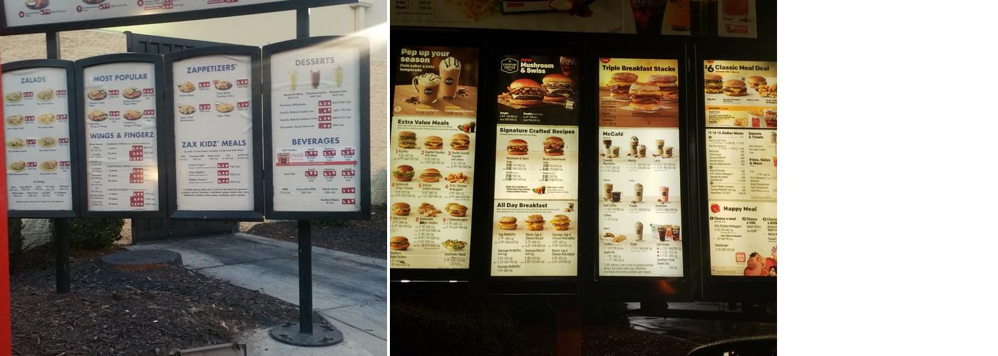 McDonald's Menu