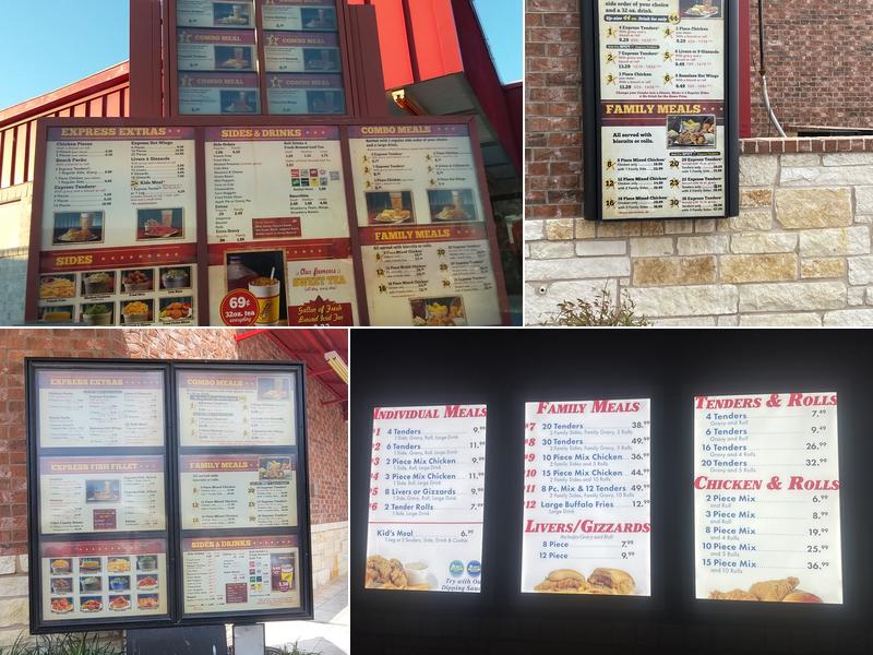 Chicken Express Menu