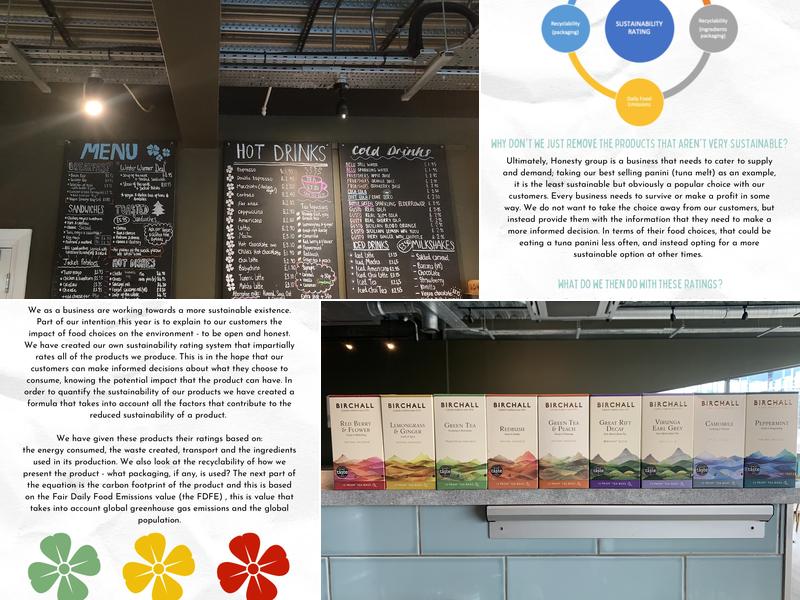 Honesty at The Base Menu