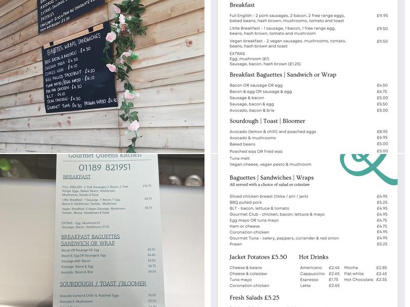 Gourmet Queens Kitchen Menu