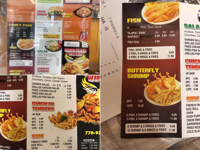 Discover Wings Menu