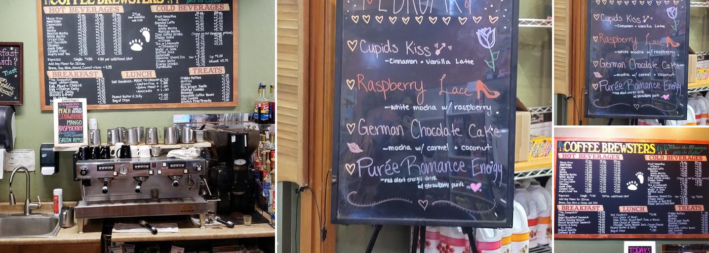 Coffee Brewsters Menu