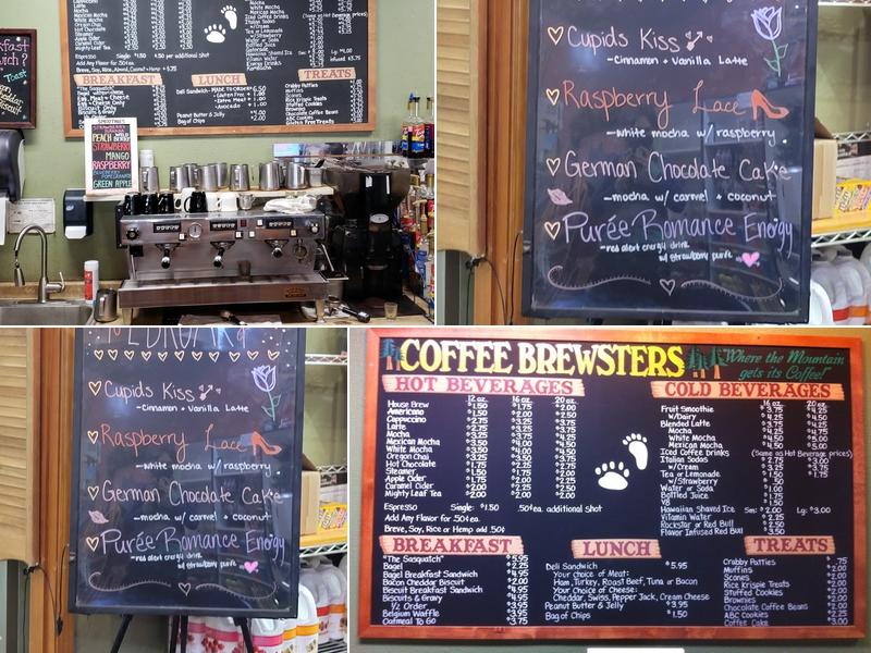 Coffee Brewsters Menu