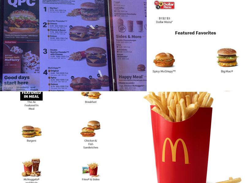 McDonald's Menu