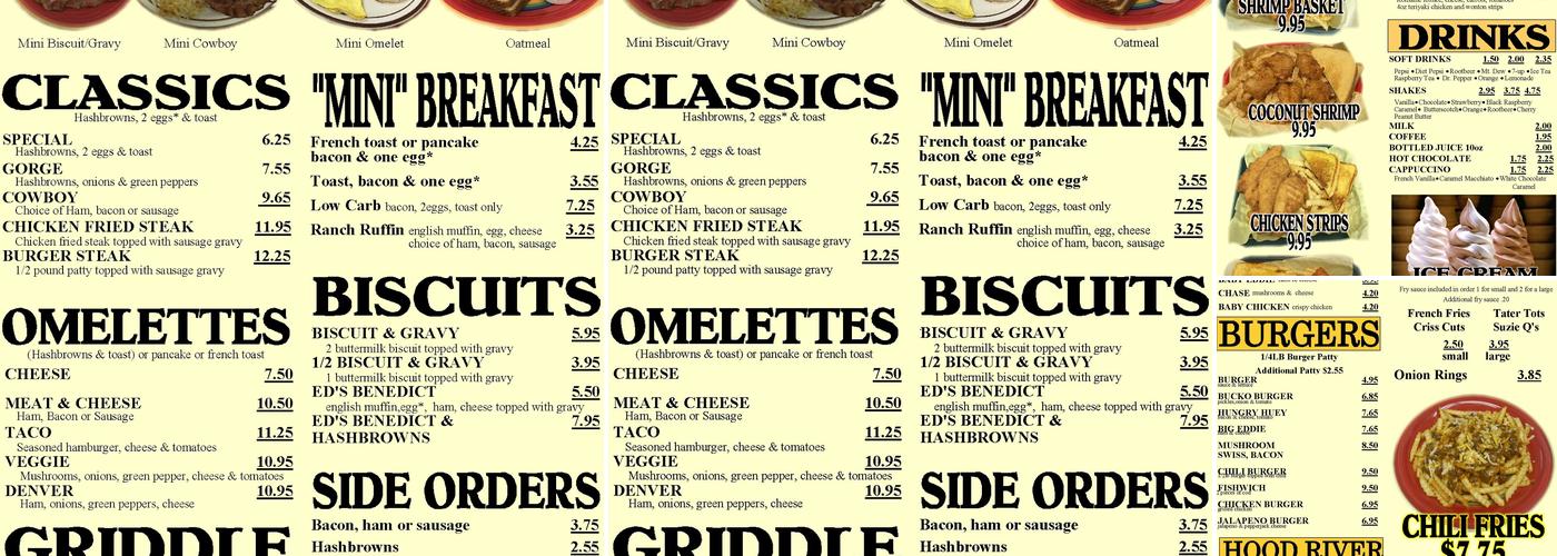The Ranch Drive In Menu