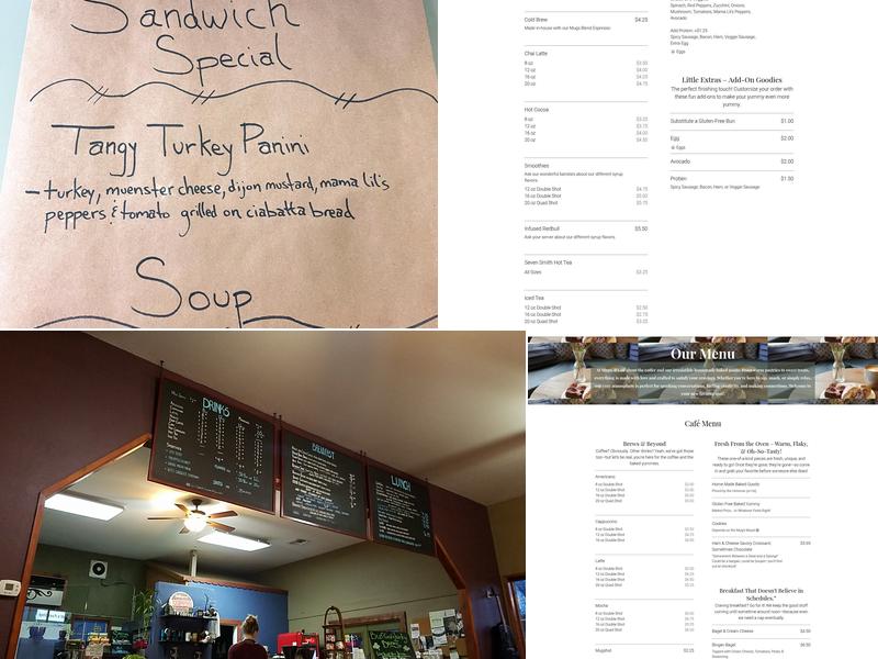 Mugs Coffee Menu