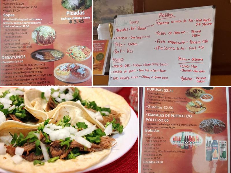 El Taco Naco Menu