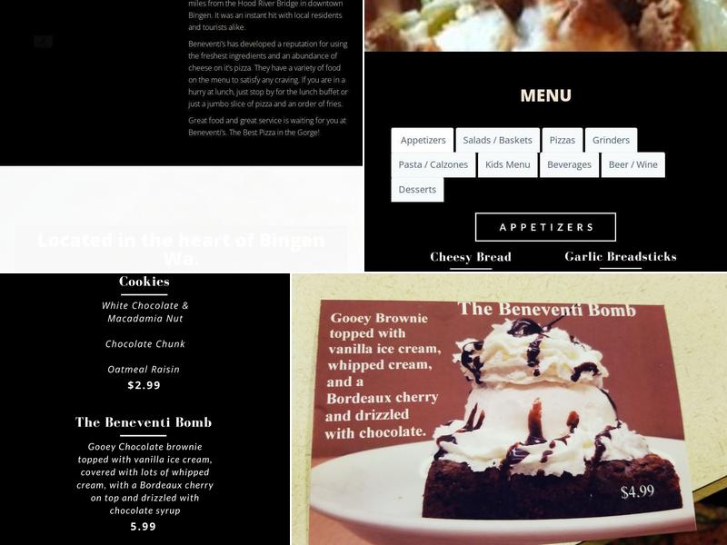 Beneventi's Menu