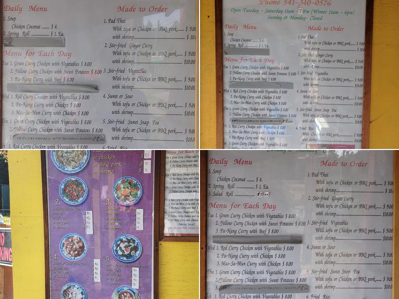 Lampoei's Thai Kitchen Menu