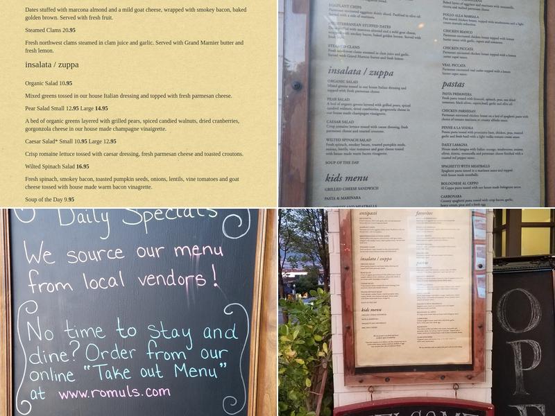 Romuls Menu