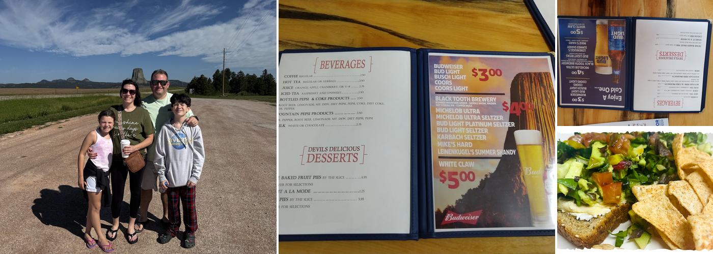 Devils Tower View Menu