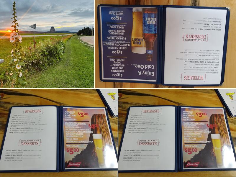 Devils Tower View Menu