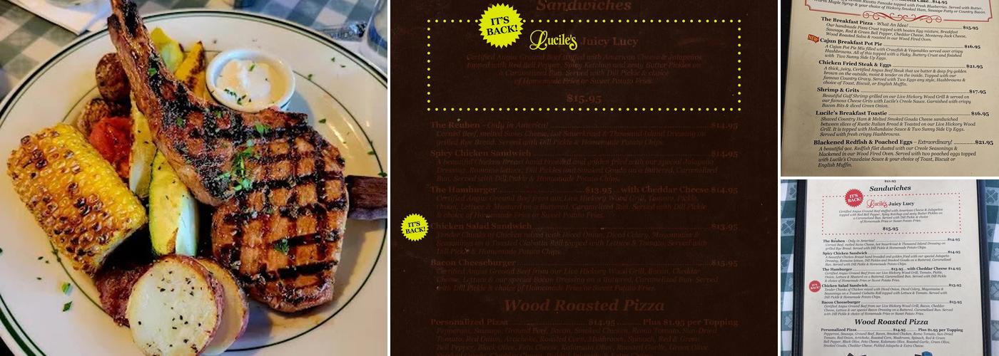 Lucile’s Menu
