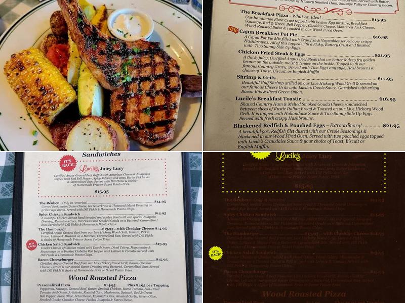 Lucile’s Menu