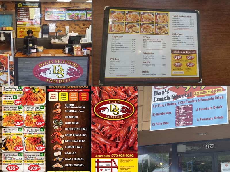 Doo's Seafood And Deli Menu
