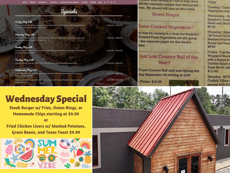 Rodney's BBQ Menu