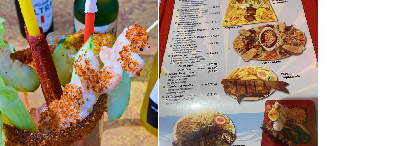 Acapulco Menu