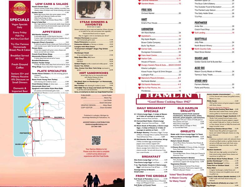 North Country Cafe & Catering Menu