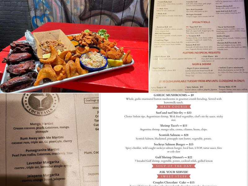 Blu Moon Menu