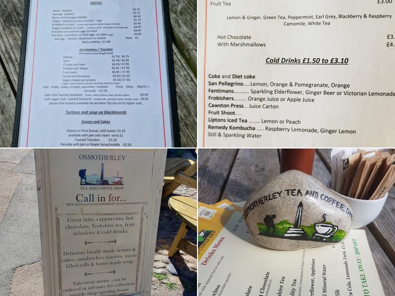 The Coffee Shop , Osmotherley Menu