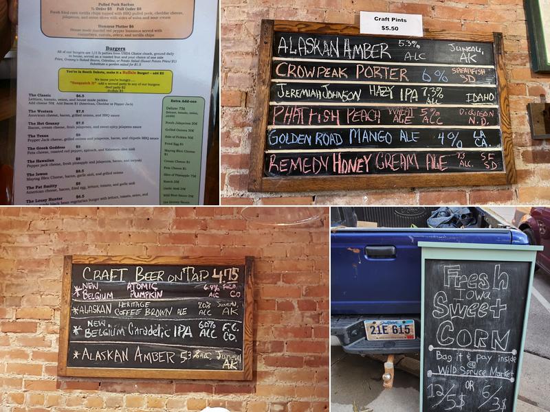 Black Hills Burger and Bun Co Menu